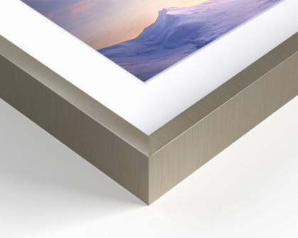 Aluminium Profil 180 - 225 Gris acier brossé
